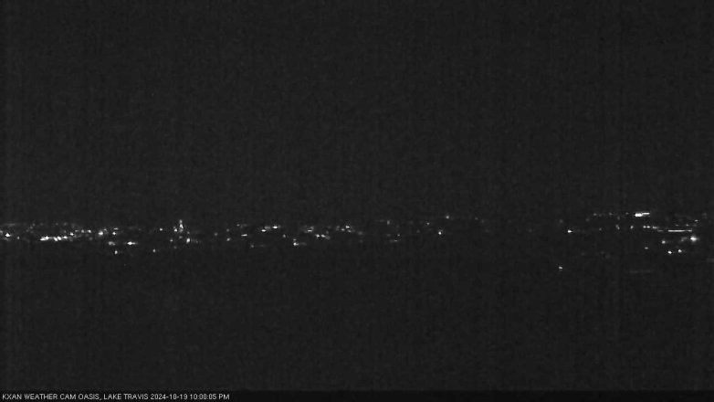 Lake Travis webcam, October 19, 2024 10:00 PM CT