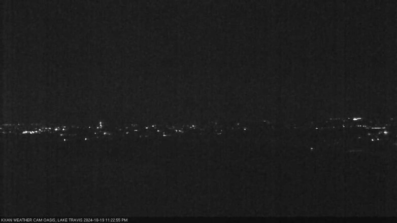 Lake Travis webcam, October 19, 2024 11:25 PM CT