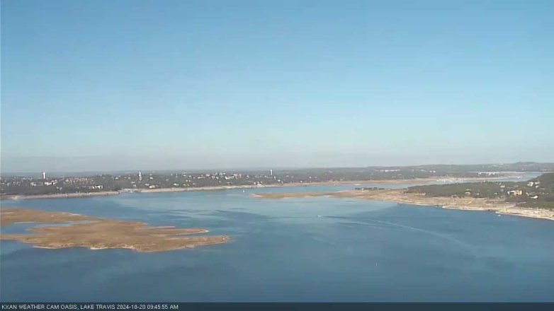 Lake Travis webcam, October 20, 2024 9:45 AM CT