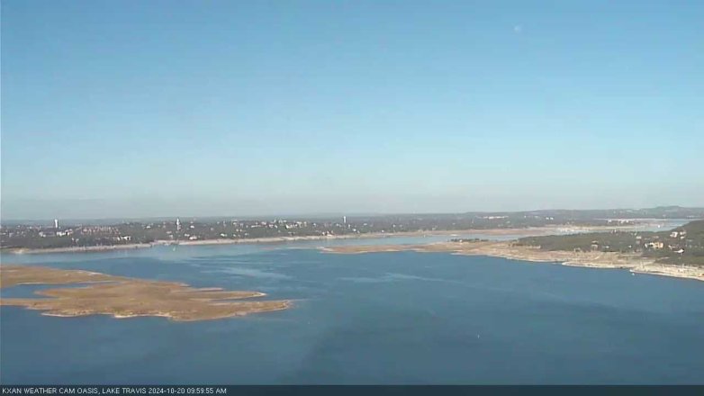 Lake Travis webcam, October 20, 2024 10:00 AM CT