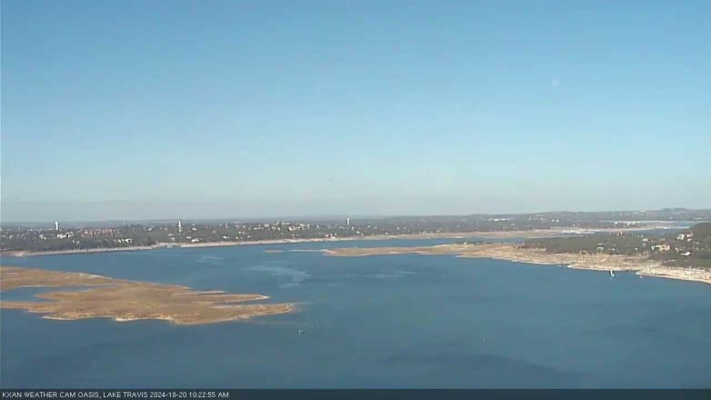 Lake Travis webcam, October 20, 2024 10:25 AM CT