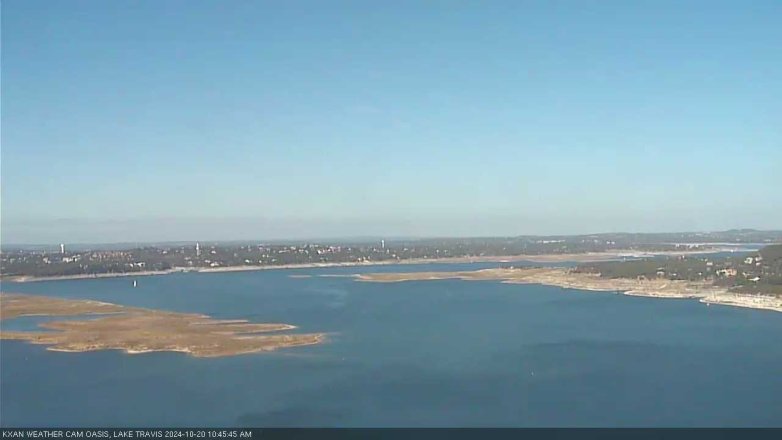 Lake Travis webcam, October 20, 2024 10:45 AM CT