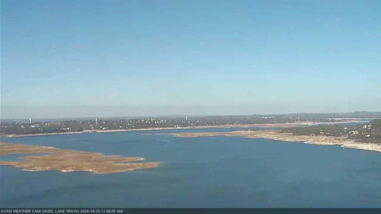 Lake Travis webcam, October 20, 2024 11:00 AM CT
