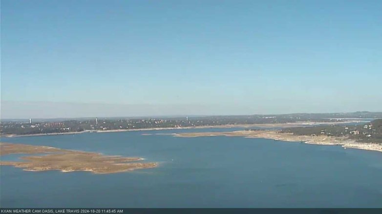 Lake Travis webcam, October 20, 2024 11:45 AM CT
