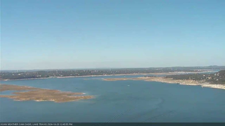 Lake Travis webcam, October 20, 2024 12:45 PM CT