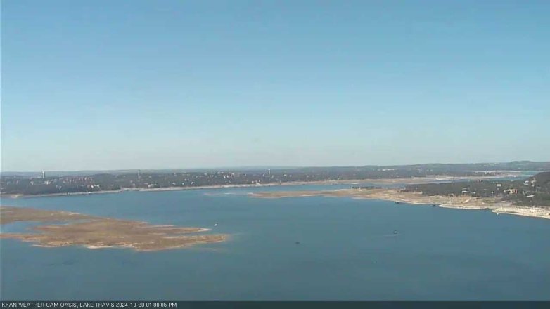 Lake Travis webcam, October 20, 2024 1:00 PM CT