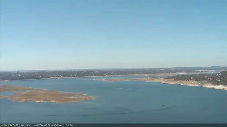 Lake Travis webcam, October 20, 2024 1:25 PM CT