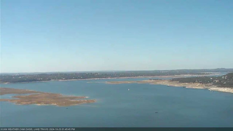 Lake Travis webcam, October 20, 2024 1:45 PM CT
