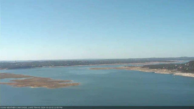 Lake Travis webcam, October 20, 2024 2:25 PM CT