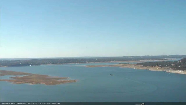 Lake Travis webcam, October 20, 2024 2:45 PM CT