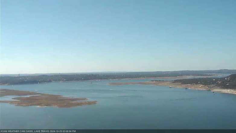 Lake Travis webcam, October 20, 2024 3:00 PM CT