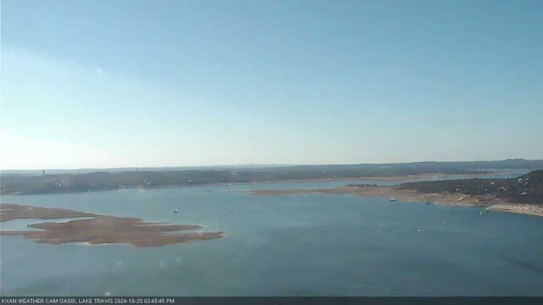 Lake Travis webcam, October 20, 2024 3:45 PM CT