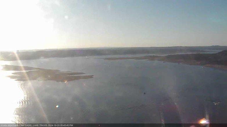 Lake Travis webcam, October 20, 2024 5:45 PM CT