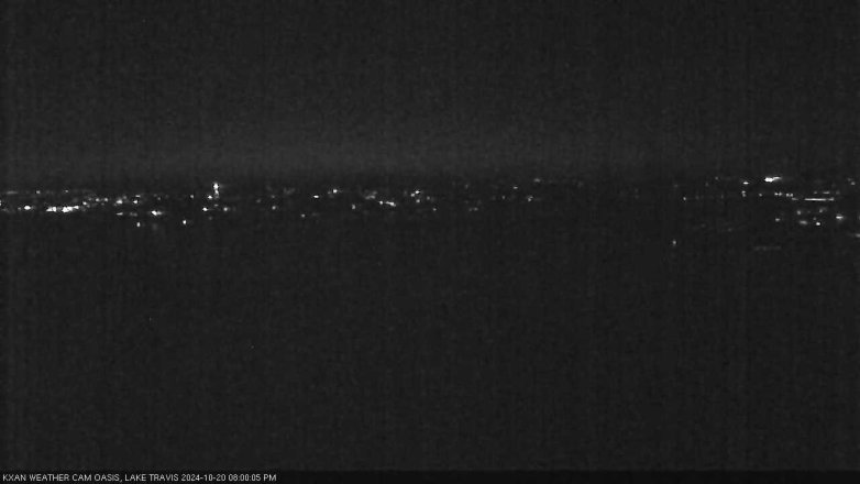 Lake Travis webcam, October 20, 2024 8:00 PM CT