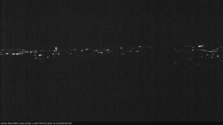 Lake Travis webcam, October 20, 2024 8:45 PM CT