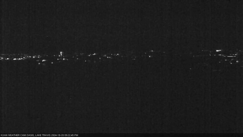 Lake Travis webcam, October 20, 2024 9:25 PM CT