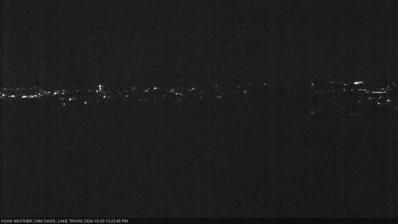 Lake Travis webcam, October 20, 2024 10:25 PM CT