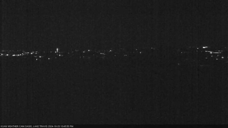 Lake Travis webcam, October 20, 2024 10:45 PM CT