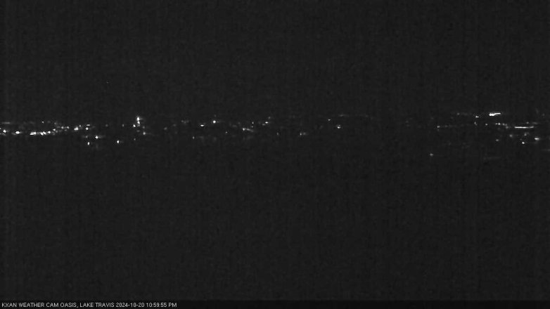 Lake Travis webcam, October 20, 2024 11:00 PM CT