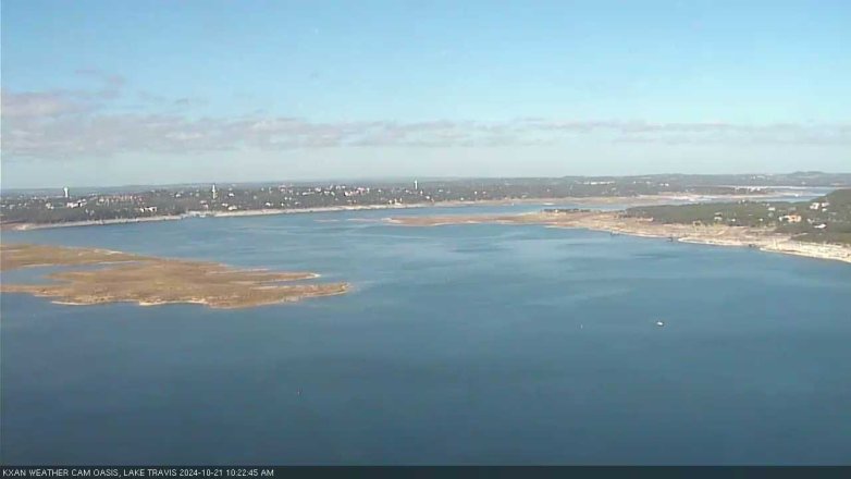 Lake Travis webcam, October 21, 2024 10:25 AM CT
