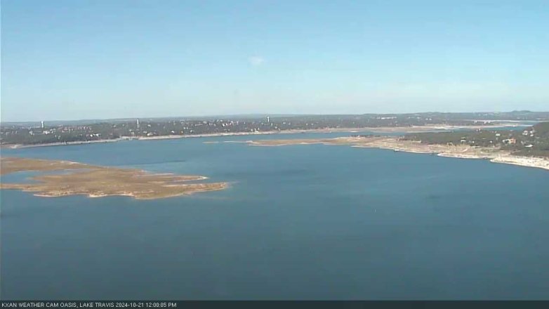 Lake Travis webcam, October 21, 2024 12:00 PM CT