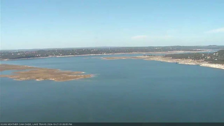 Lake Travis webcam, October 21, 2024 1:00 PM CT