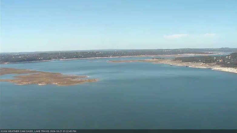 Lake Travis webcam, October 21, 2024 1:25 PM CT
