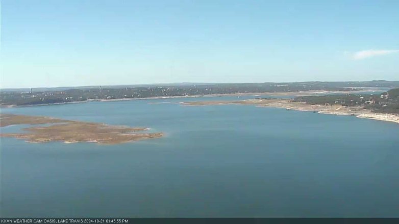 Lake Travis webcam, October 21, 2024 1:45 PM CT