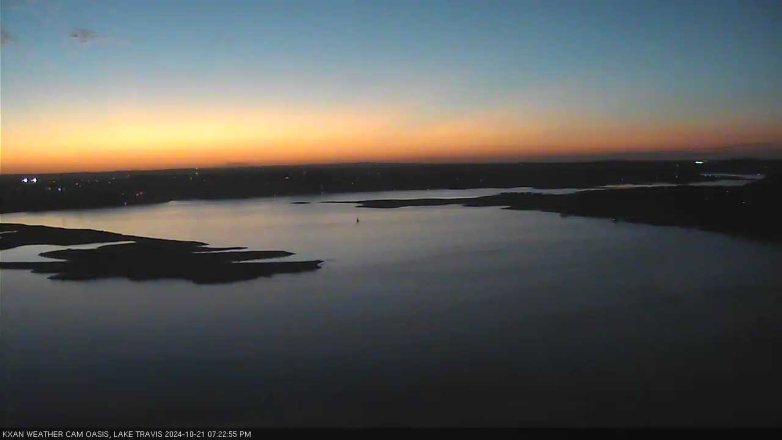 Lake Travis webcam, October 21, 2024 7:25 PM CT