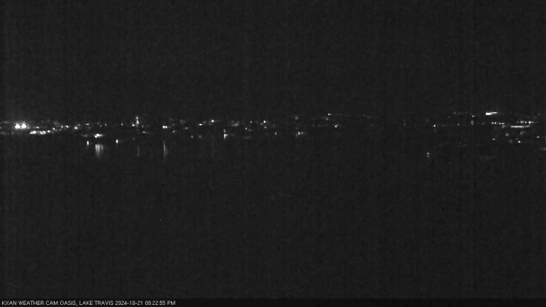 Lake Travis webcam, October 21, 2024 8:25 PM CT
