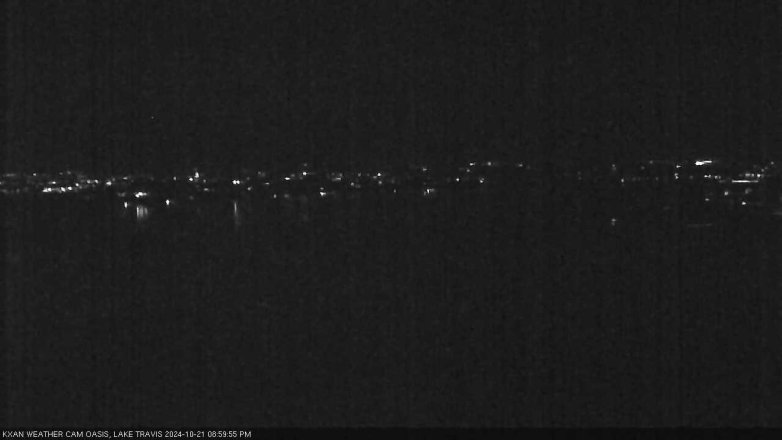 Lake Travis webcam, October 21, 2024 9:00 PM CT