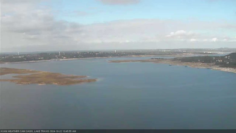 Lake Travis webcam, October 22, 2024 10:45 AM CT