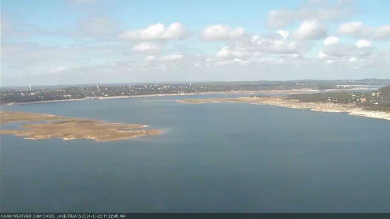 Lake Travis webcam, October 22, 2024 11:25 AM CT