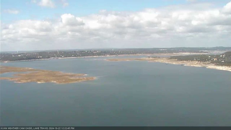 Lake Travis webcam, October 22, 2024 12:25 PM CT