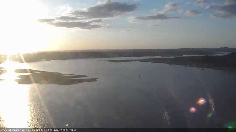 Lake Travis webcam, October 22, 2024 6:25 PM CT