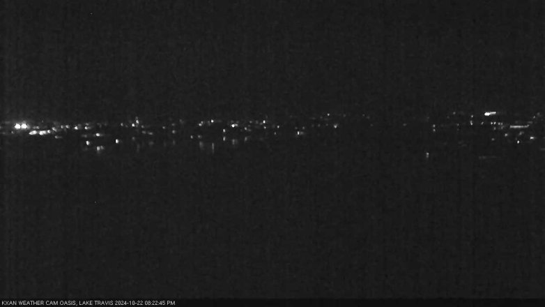 Lake Travis webcam, October 22, 2024 8:25 PM CT