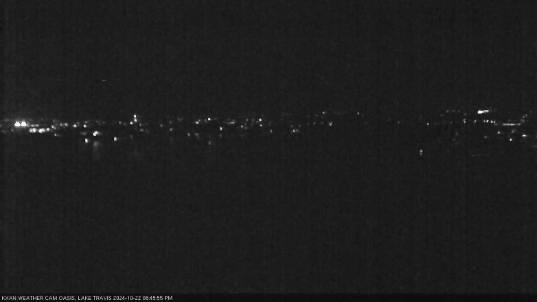 Lake Travis webcam, October 22, 2024 8:45 PM CT