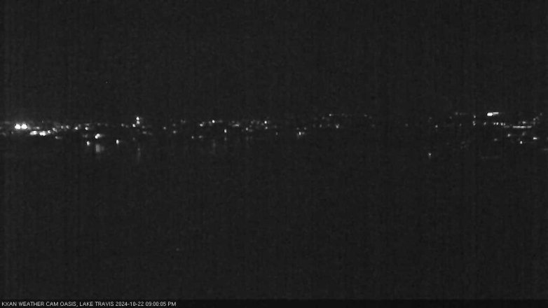 Lake Travis webcam, October 22, 2024 9:00 PM CT