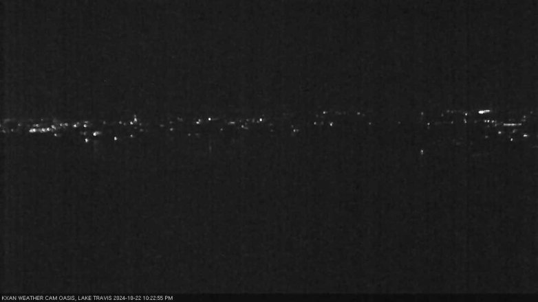 Lake Travis webcam, October 22, 2024 10:25 PM CT