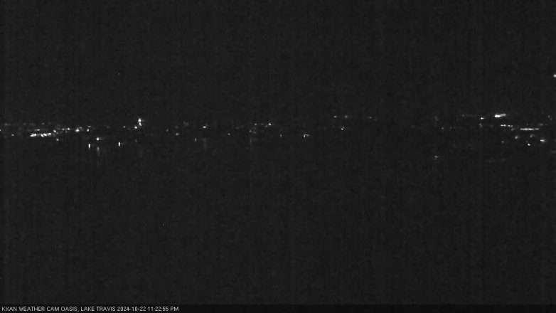Lake Travis webcam, October 22, 2024 11:25 PM CT