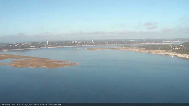 Lake Travis webcam, October 23, 2024 9:25 AM CT
