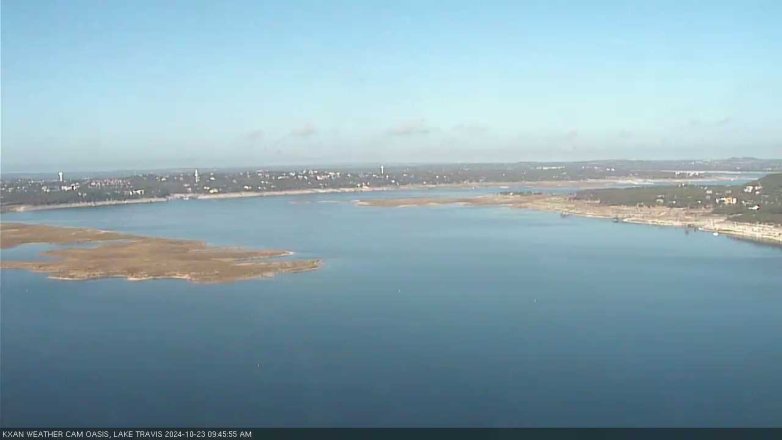 Lake Travis webcam, October 23, 2024 9:45 AM CT