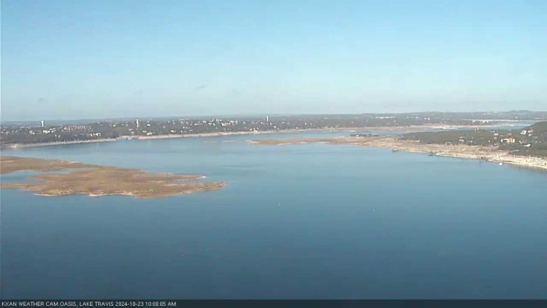 Lake Travis webcam, October 23, 2024 10:00 AM CT
