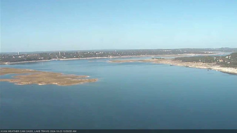 Lake Travis webcam, October 23, 2024 11:00 AM CT