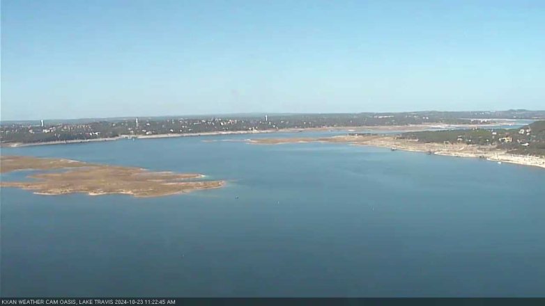 Lake Travis webcam, October 23, 2024 11:25 AM CT