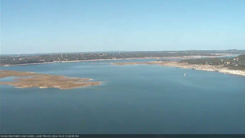 Lake Travis webcam, October 23, 2024 12:00 PM CT