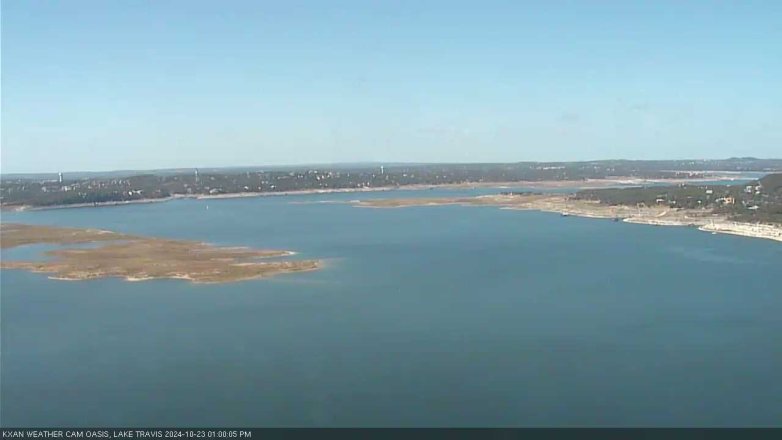 Lake Travis webcam, October 23, 2024 1:00 PM CT
