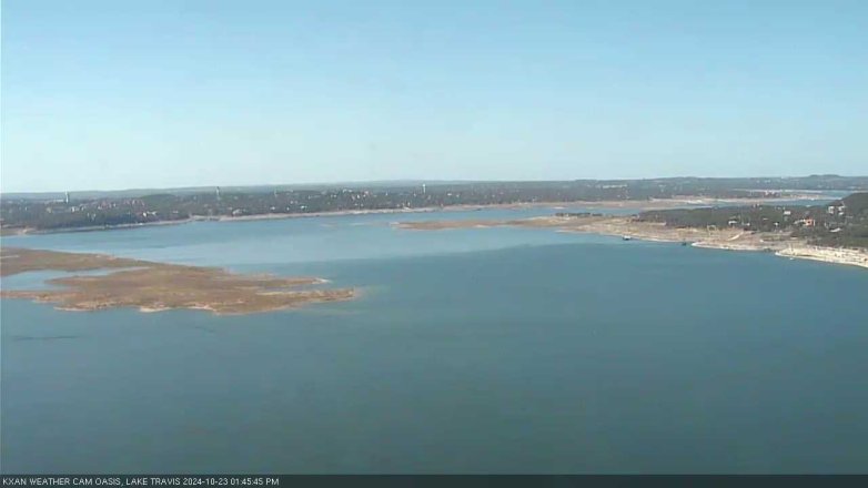 Lake Travis webcam, October 23, 2024 1:45 PM CT