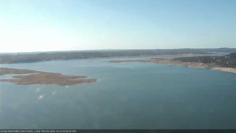 Lake Travis webcam, October 23, 2024 3:45 PM CT