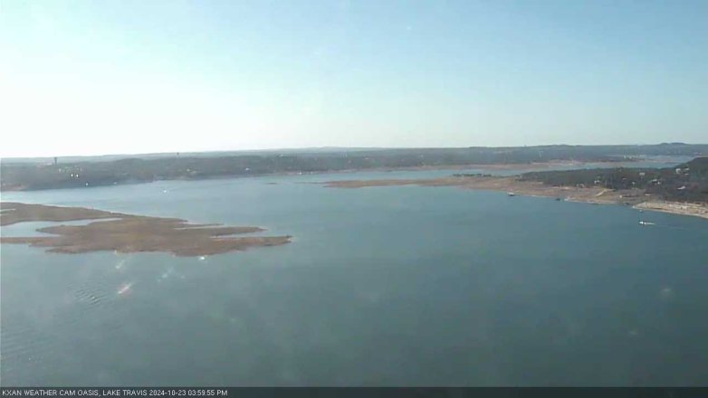 Lake Travis webcam, October 23, 2024 4:00 PM CT